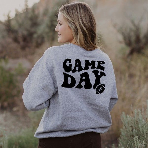 Game Day Football Front & Back Sweatshirt